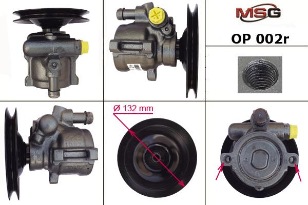 MSG Rebuilding OP002R Power steering pump reconditioned OP002R: Buy near me in Poland at 2407.PL - Good price!
