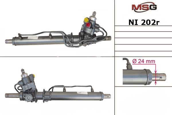 MSG Rebuilding NI202R Przekładnia kierownicza ze wspomaganiem hydraulicznym, regenerowana NI202R: Dobra cena w Polsce na 2407.PL - Kup Teraz!