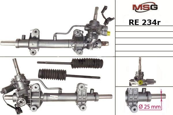 MSG Rebuilding RE234R Przekładnia kierownicza ze wspomaganiem hydraulicznym, regenerowana RE234R: Dobra cena w Polsce na 2407.PL - Kup Teraz!