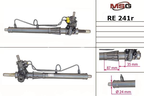 MSG Rebuilding RE241R Przekładnia kierownicza ze wspomaganiem hydraulicznym, regenerowana RE241R: Dobra cena w Polsce na 2407.PL - Kup Teraz!