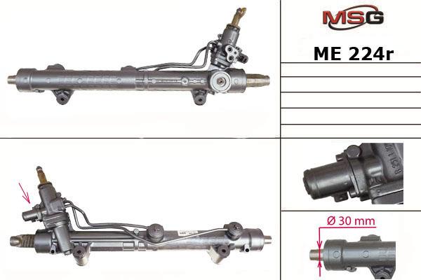 MSG Rebuilding ME224R Przekładnia kierownicza ze wspomaganiem hydraulicznym, regenerowana ME224R: Dobra cena w Polsce na 2407.PL - Kup Teraz!