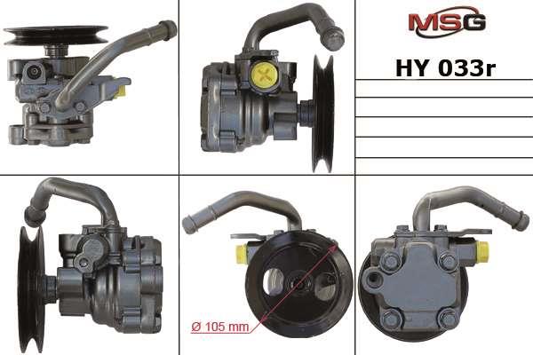 MSG Rebuilding HY033R Regenerowana pompa wspomagania układu kierowniczego HY033R: Dobra cena w Polsce na 2407.PL - Kup Teraz!
