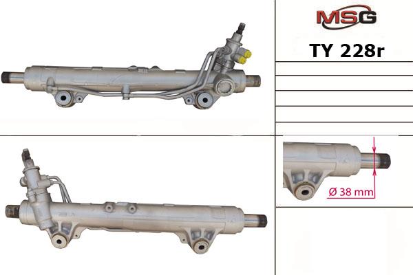 MSG Rebuilding TY228R Przekładnia kierownicza ze wspomaganiem hydraulicznym, regenerowana TY228R: Dobra cena w Polsce na 2407.PL - Kup Teraz!
