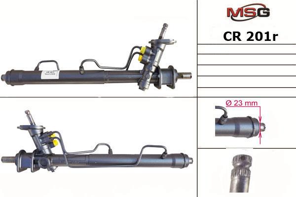 MSG Rebuilding CR201R Przekładnia kierownicza ze wspomaganiem hydraulicznym, regenerowana CR201R: Dobra cena w Polsce na 2407.PL - Kup Teraz!