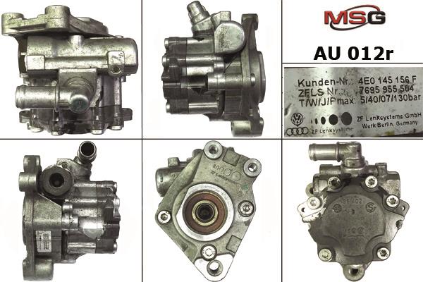 MSG Rebuilding AU012R Power steering pump reconditioned AU012R: Buy near me in Poland at 2407.PL - Good price!