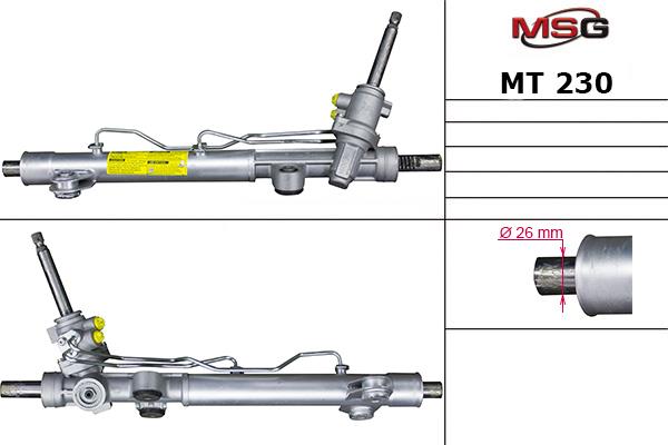 MSG Rebuilding MT230 Рульова рейка з ГПК відновлена MT230: Приваблива ціна - Купити у Польщі на 2407.PL!