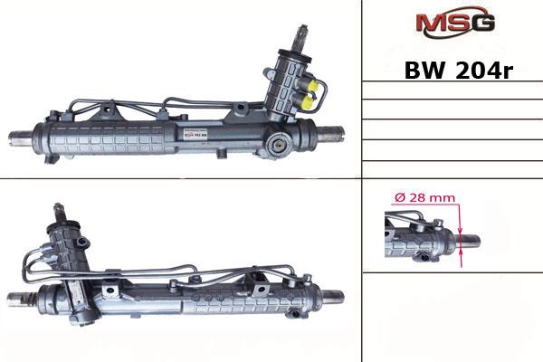 MSG Rebuilding BW204R Przekładnia kierownicza ze wspomaganiem hydraulicznym, regenerowana BW204R: Dobra cena w Polsce na 2407.PL - Kup Teraz!