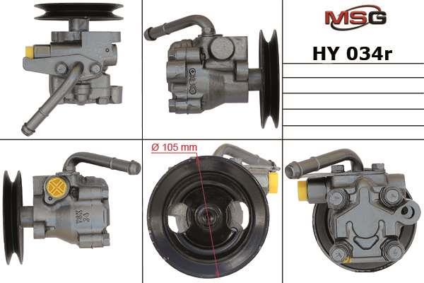 MSG Rebuilding HY034R Power steering pump reconditioned HY034R: Buy near me in Poland at 2407.PL - Good price!