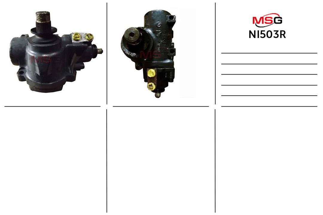 MSG Rebuilding NI503R Редуктор рулевого управления с ГУР восставновленный NI503R: Отличная цена - Купить в Польше на 2407.PL!