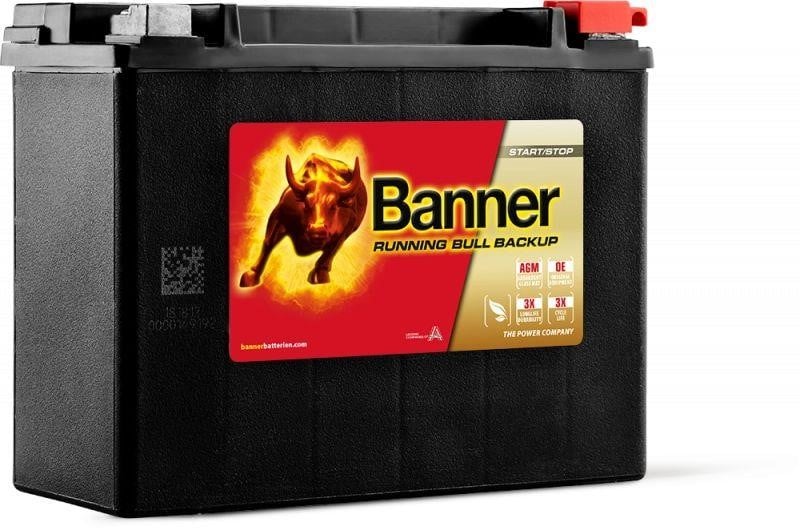 Banner 025518010101 Аккумулятор Banner Running Bull BackUp 12В 20Ач 300А(EN) R+ 025518010101: Отличная цена - Купить в Польше на 2407.PL!