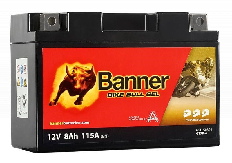 Banner 023508010101 Battery Banner Bike Bull GEL 12V 8Ah 115A(EN) L+ 023508010101: Buy near me in Poland at 2407.PL - Good price!