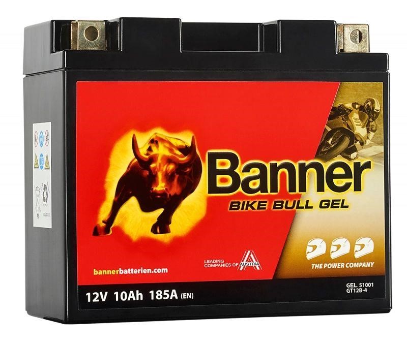 Banner 023510010101 Battery Banner Bike Bull GEL 12V 10Ah 185A(EN) L+ 023510010101: Buy near me in Poland at 2407.PL - Good price!