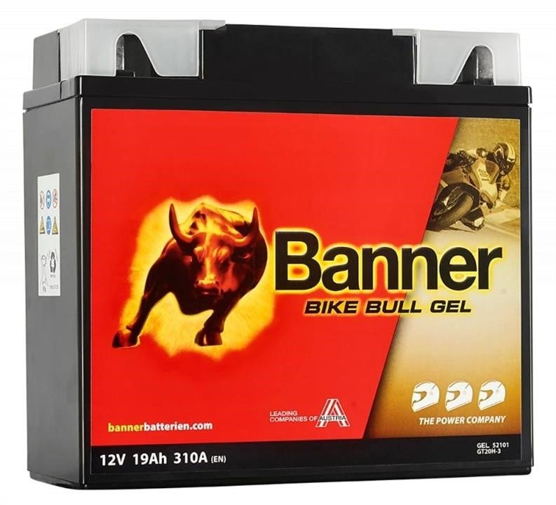 Banner 023521010101 Battery Banner Bike Bull GEL 12V 19Ah 310A(EN) R+ 023521010101: Buy near me in Poland at 2407.PL - Good price!
