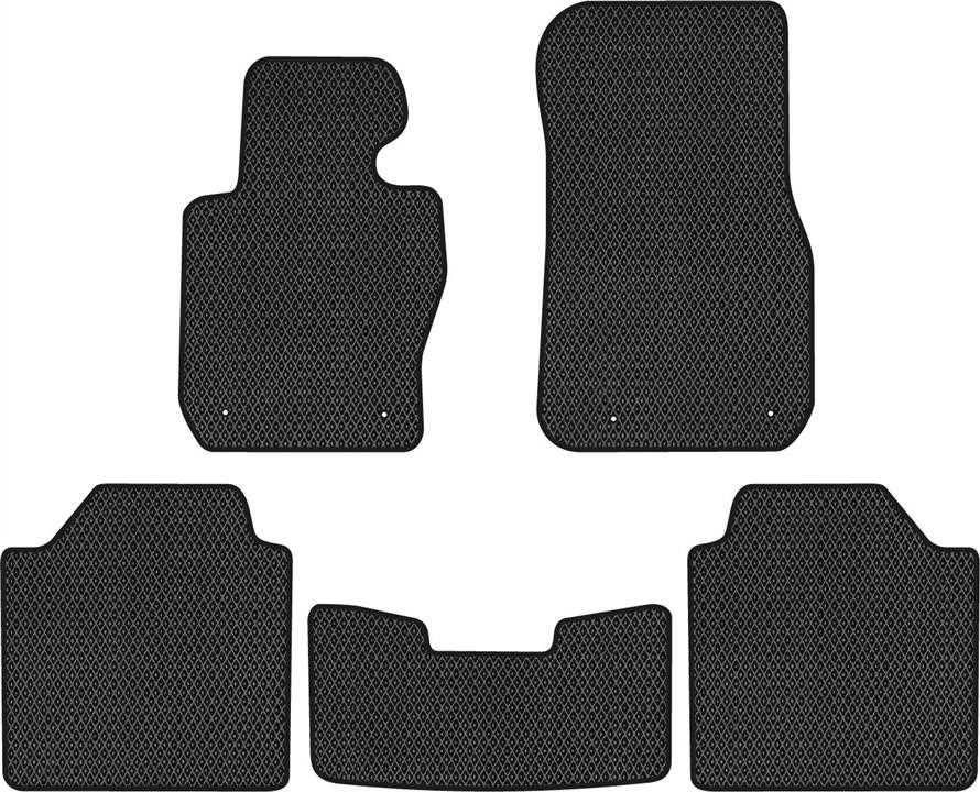 EVAtech BM1911CB5BW4RBB Floor mats for BMW 3 Series (2013-), black BM1911CB5BW4RBB: Buy near me in Poland at 2407.PL - Good price!