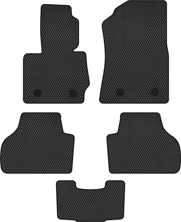 EVAtech BM321CB5BW4RBB Floor mats for BMW X3 (2010-2017), black BM321CB5BW4RBB: Buy near me in Poland at 2407.PL - Good price!