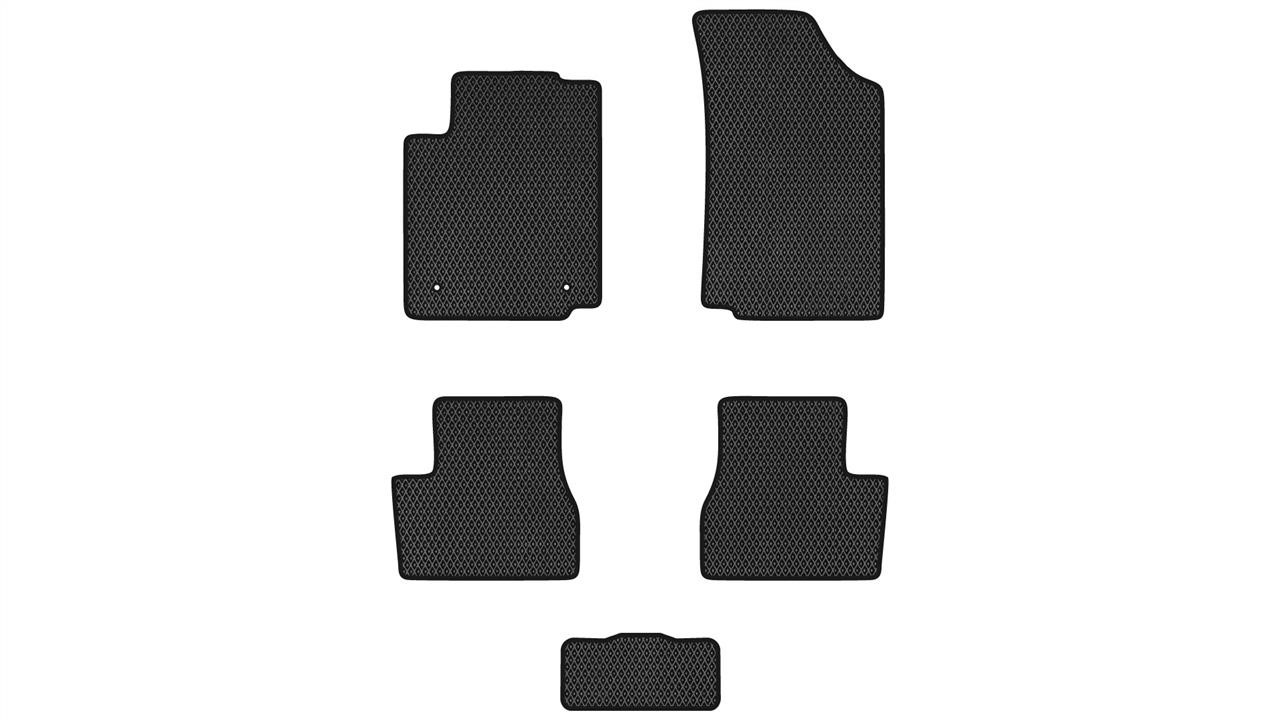 EVAtech CN21224CG5CP2RBB Floor mats for Citroen C3 (2002-2009), schwarz CN21224CG5CP2RBB: Buy near me at 2407.PL in Poland at an Affordable price!