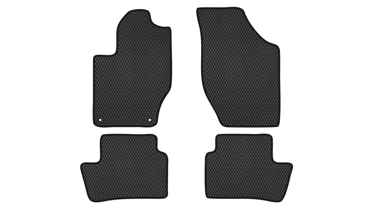 EVAtech CN21119PG4CP2RBB Floor mats for Citroen DS4 (2011-2015), black CN21119PG4CP2RBB: Buy near me in Poland at 2407.PL - Good price!
