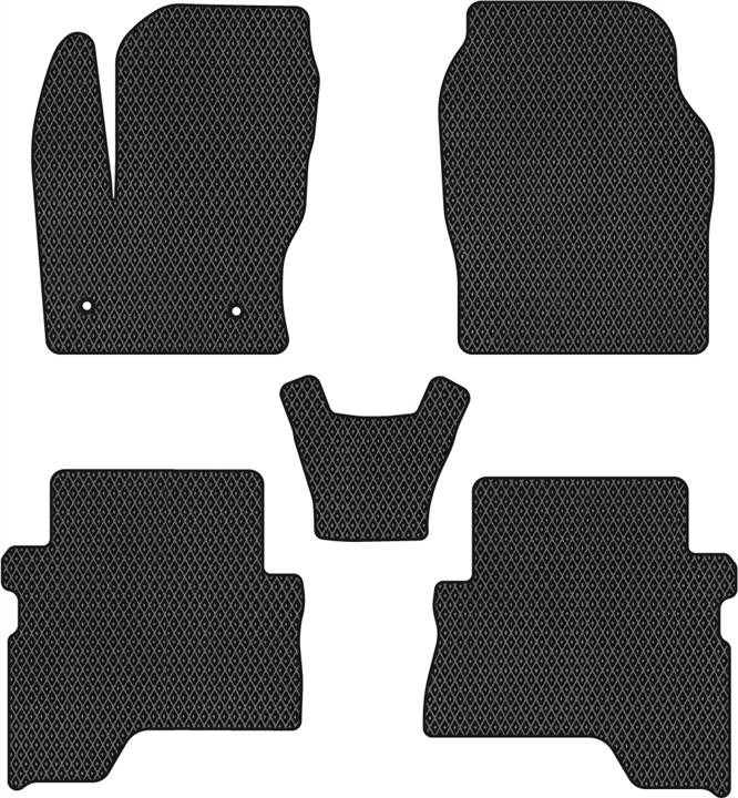 EVAtech FD3327CV5CP2RBB Floor mats for Ford Kuga (2013-2016), black FD3327CV5CP2RBB: Buy near me in Poland at 2407.PL - Good price!