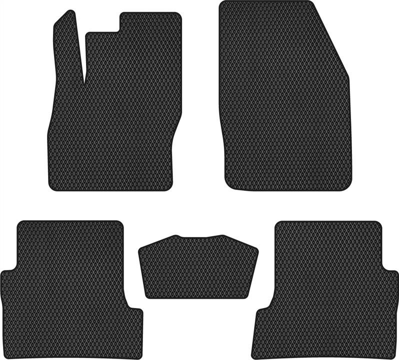 EVAtech FD358CV5RBB Floor mats for Ford Focus (2005-2010), black FD358CV5RBB: Buy near me in Poland at 2407.PL - Good price!