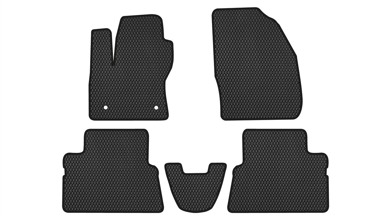 EVAtech FD1866CV5FC2RBB Floor mats for Ford Kuga (2008-2012), schwarz FD1866CV5FC2RBB: Buy near me at 2407.PL in Poland at an Affordable price!