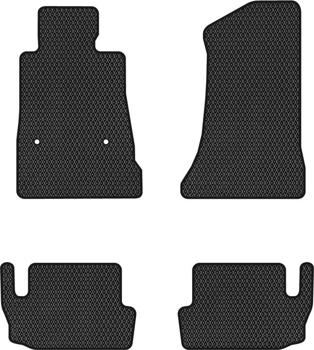 EVAtech CT51157PB4LP2RBB Floor mats for Chevrolet Camaro (2015-), black CT51157PB4LP2RBB: Buy near me in Poland at 2407.PL - Good price!