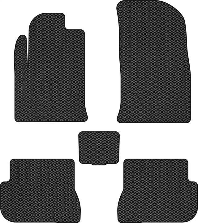 EVAtech FD3335C5RBB Floor mats for Ford Fiesta (2002-2009), schwarz FD3335C5RBB: Buy near me in Poland at 2407.PL - Good price!