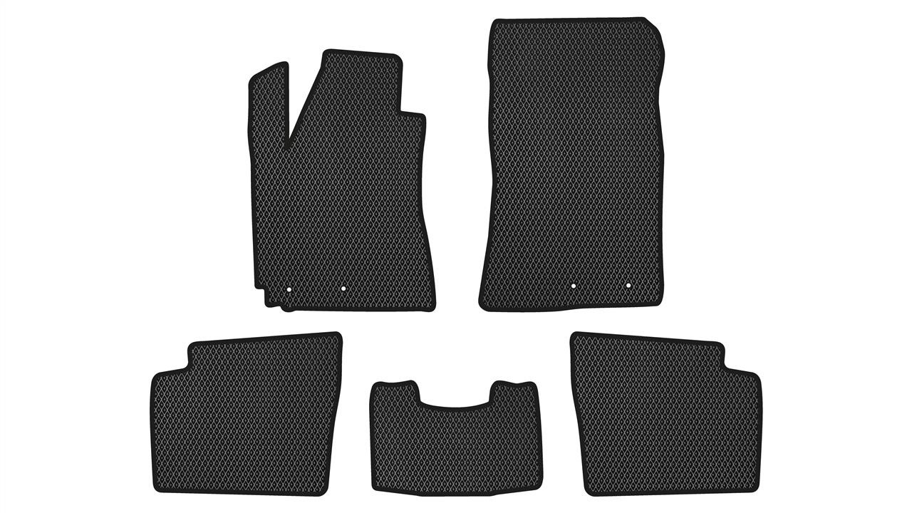 EVAtech GY41244C5LA4RBB Floor mats for Geely Emgrand 7 (2009-), black GY41244C5LA4RBB: Buy near me in Poland at 2407.PL - Good price!