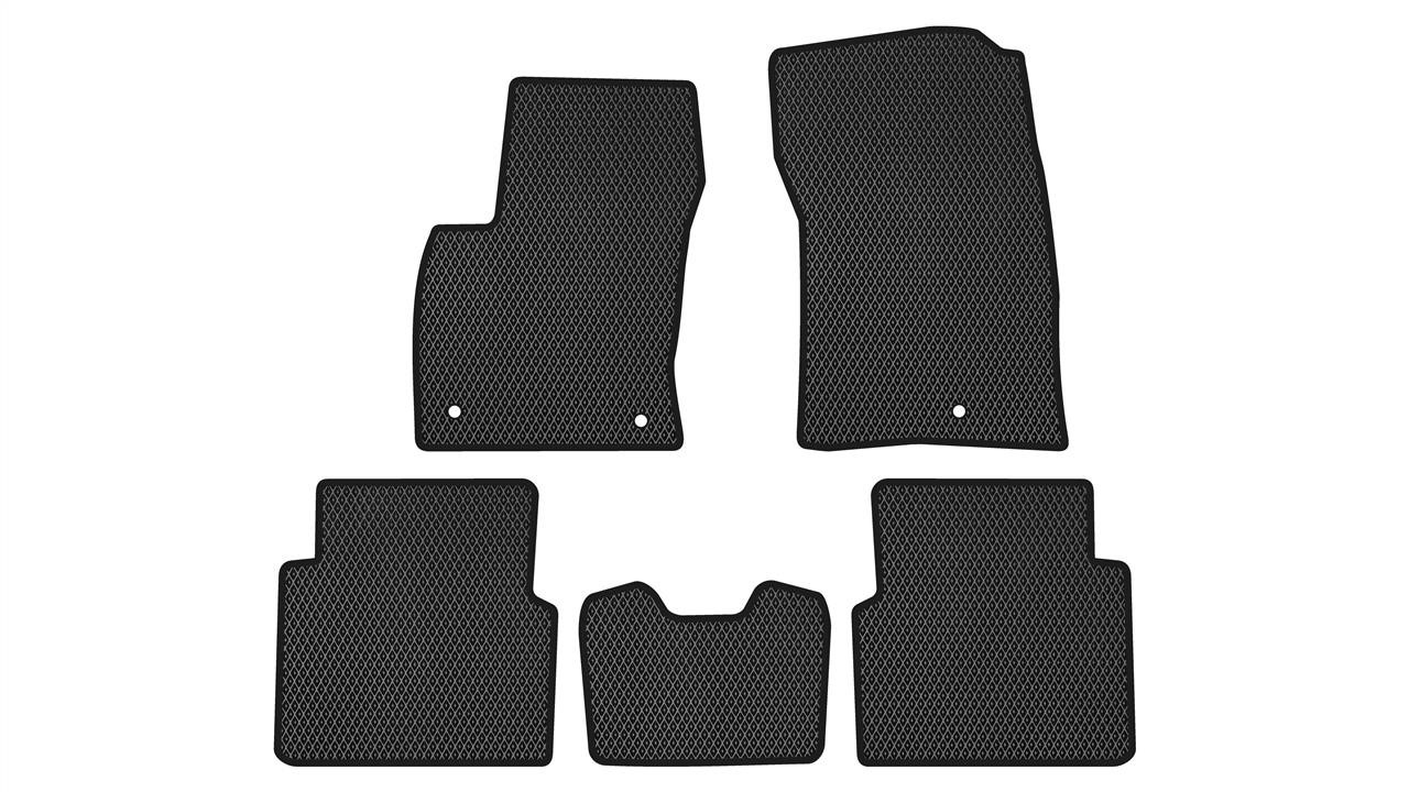 EVAtech FD41110CB5FC3RBB Floor mats for Ford Kuga (2019-), schwarz FD41110CB5FC3RBB: Buy near me in Poland at 2407.PL - Good price!
