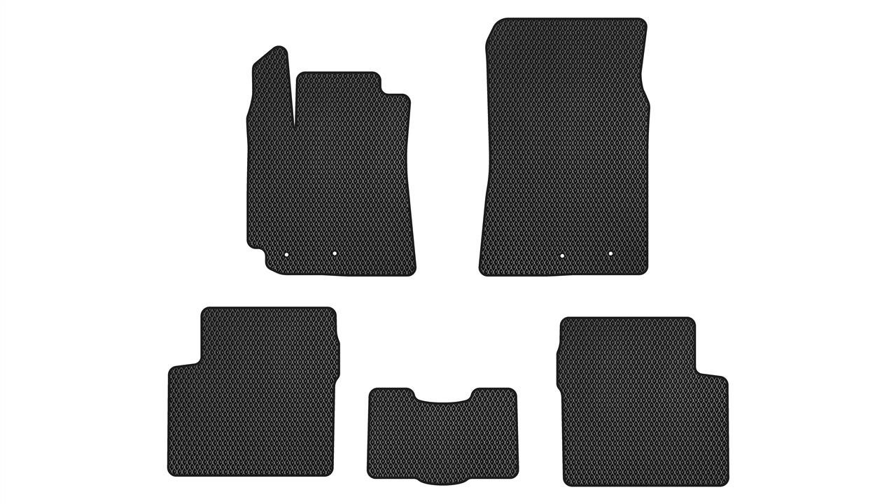 EVAtech GY3599C5LP4RBB Floor mats for Geely Emgrand 7 (2009-), black GY3599C5LP4RBB: Buy near me in Poland at 2407.PL - Good price!
