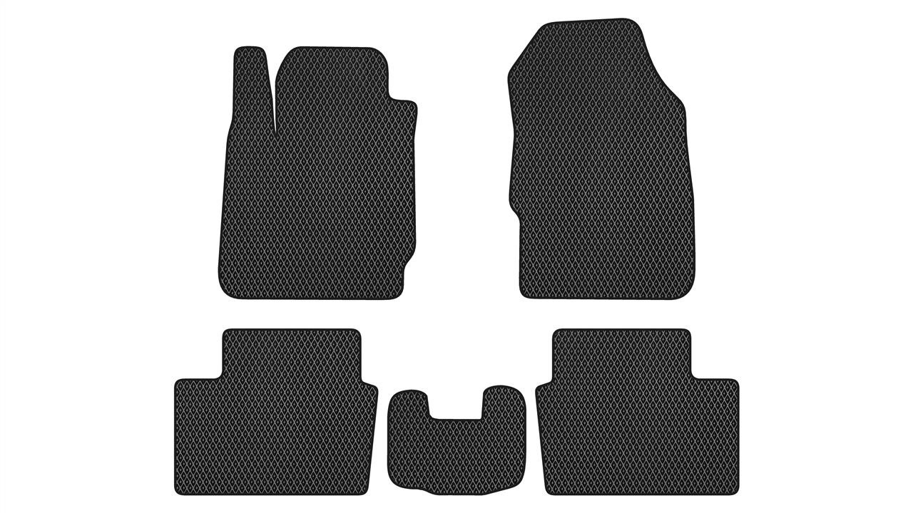 EVAtech FD2940CV5RBB Floor mats for Ford Fiesta (2009-2017), black FD2940CV5RBB: Buy near me at 2407.PL in Poland at an Affordable price!