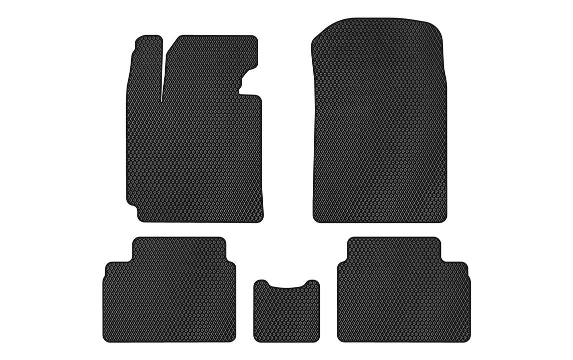 EVAtech HY395C5RBB Floor mats for Hyundai Veloster (2011-2018), schwarz HY395C5RBB: Buy near me in Poland at 2407.PL - Good price!