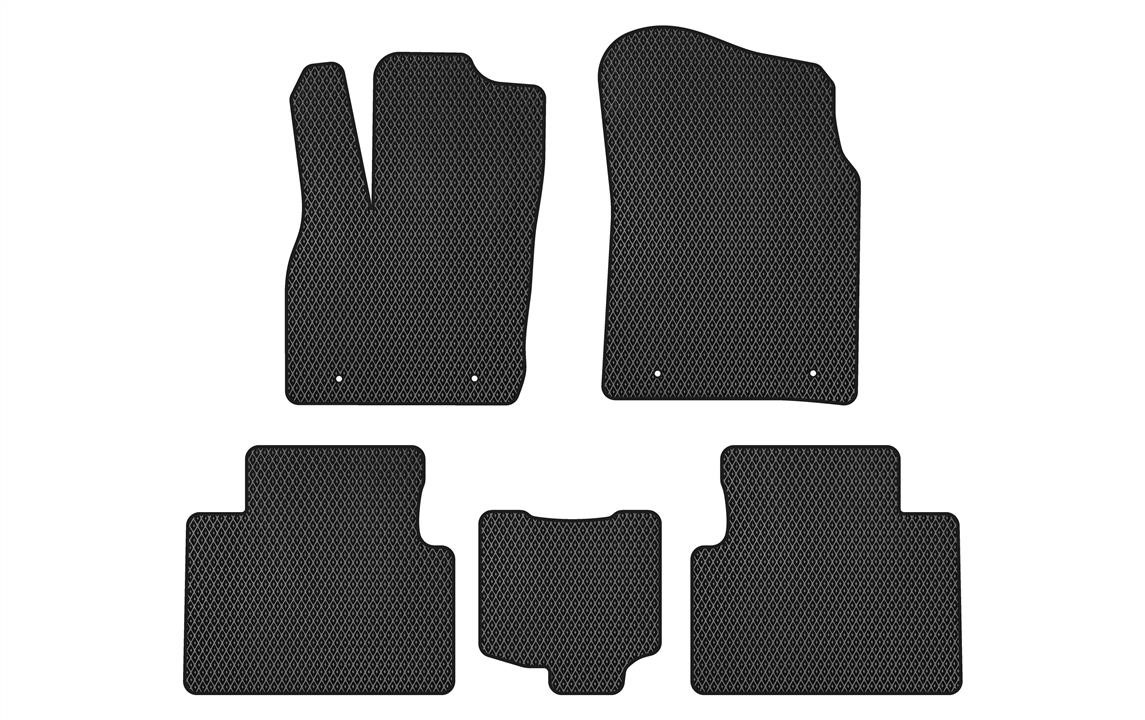 EVAtech JP3100C5LA4RBB Floor mats for Jeep Grand Cherokee (2013-), black JP3100C5LA4RBB: Buy near me at 2407.PL in Poland at an Affordable price!