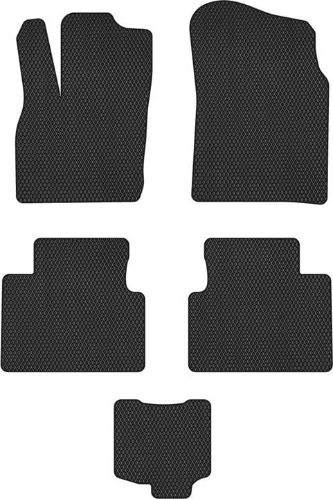 EVAtech JP399C5RBB Floor mats for Jeep Grand Cherokee (2013-), black JP399C5RBB: Buy near me in Poland at 2407.PL - Good price!