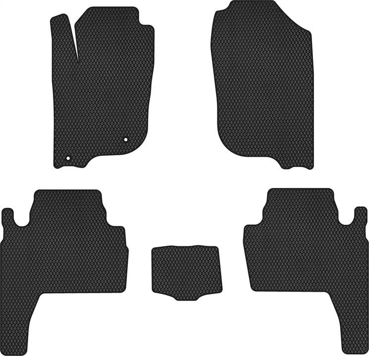 EVAtech MT3183CV5CP2RBB Floor mats for Mitsubishi Pajero Sport (2008-2017), black MT3183CV5CP2RBB: Buy near me in Poland at 2407.PL - Good price!