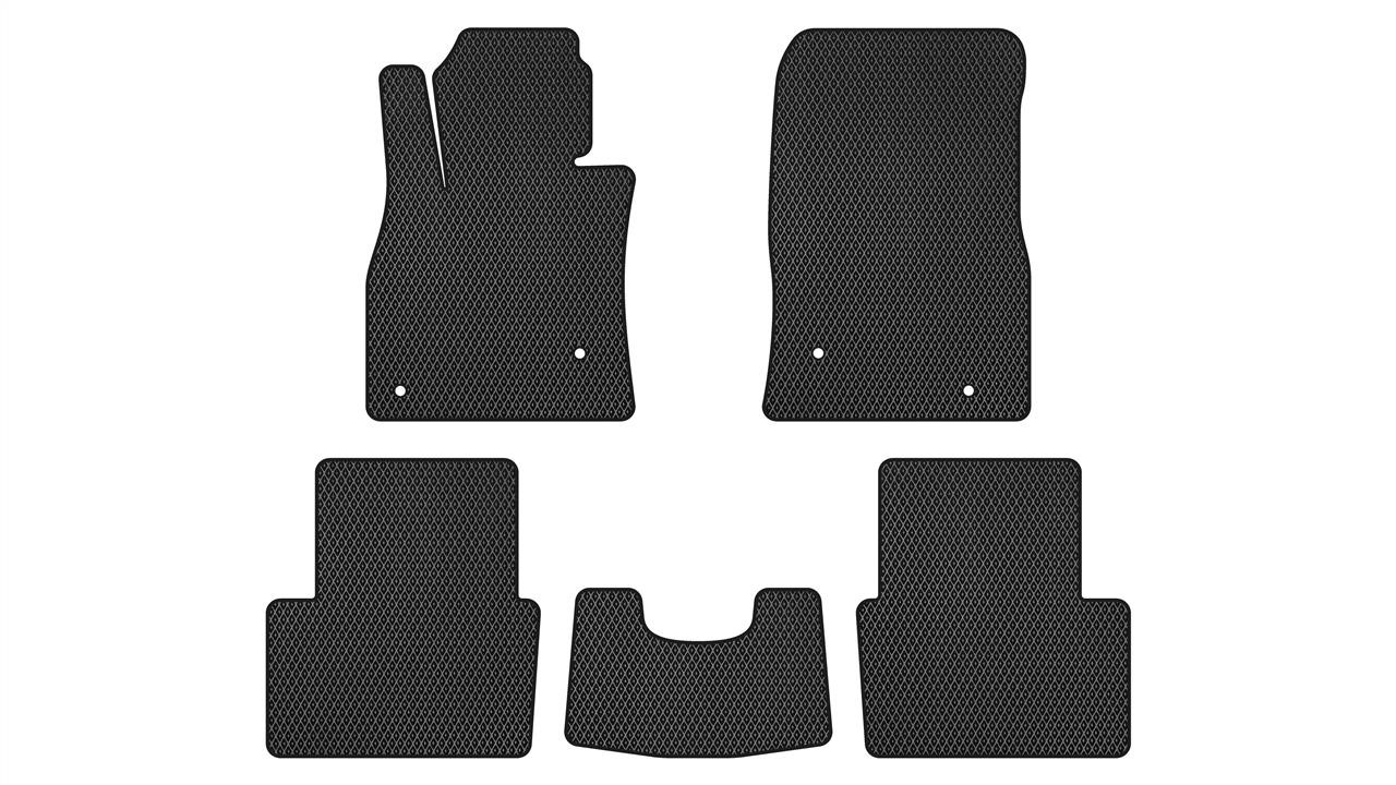 EVAtech MZ3141C5VL4RBB Floor mats for Mazda 3 (2013-2019), black MZ3141C5VL4RBB: Buy near me in Poland at 2407.PL - Good price!