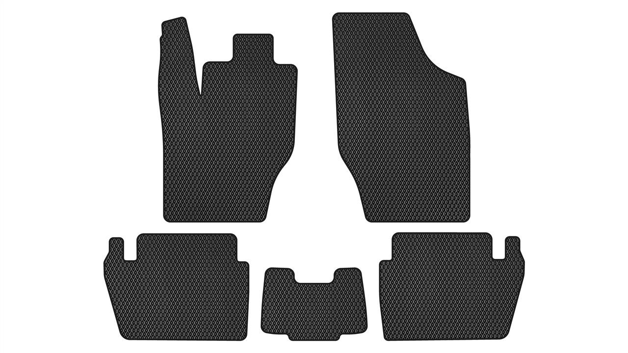 EVAtech PT3274CV5RBB Floor mats for Peugeot 307 (2001-2008), schwarz PT3274CV5RBB: Buy near me at 2407.PL in Poland at an Affordable price!