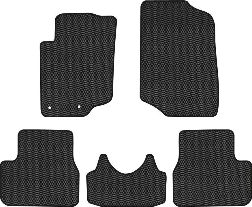 EVAtech PT1709CG5CP2RBB Floor mats for Peugeot 207 (2006-2012), black PT1709CG5CP2RBB: Buy near me in Poland at 2407.PL - Good price!