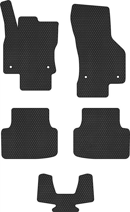 EVAtech SK3640CV5AV4RBB Floor mats for Skoda Octavia (2013-2020), schwarz SK3640CV5AV4RBB: Buy near me in Poland at 2407.PL - Good price!