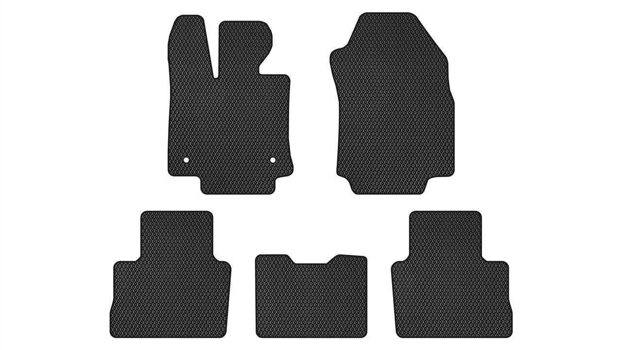 EVAtech TY1993CV5TL2RBB Floor mats for Toyota RAV4 (2018-), black TY1993CV5TL2RBB: Buy near me at 2407.PL in Poland at an Affordable price!