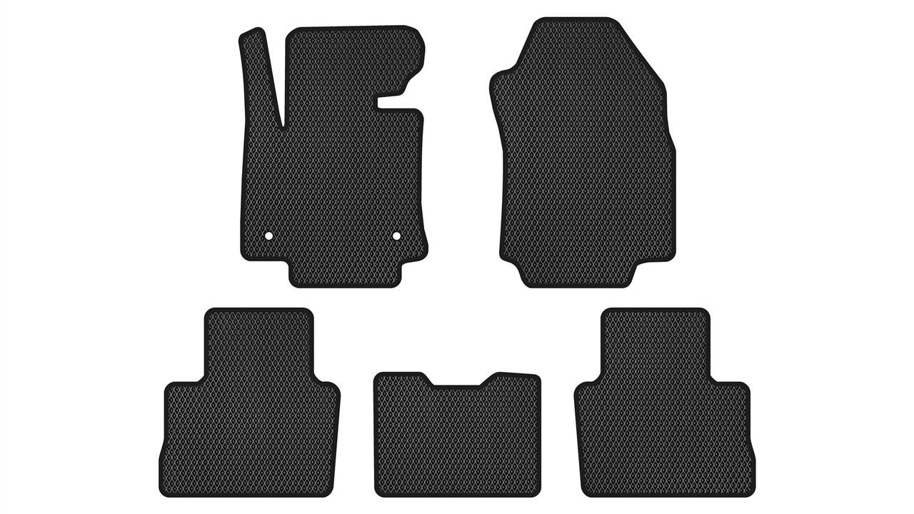 EVAtech TY1996CV5TL2RBB Floor mats for Toyota RAV4 (2018-), black TY1996CV5TL2RBB: Buy near me at 2407.PL in Poland at an Affordable price!