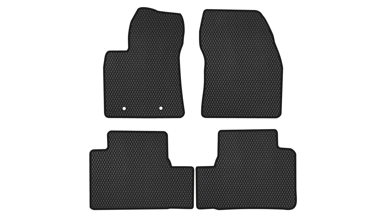 EVAtech TY1656PG4TL2RBB Floor mats for Toyota Avensis (2009-2018), black TY1656PG4TL2RBB: Buy near me in Poland at 2407.PL - Good price!