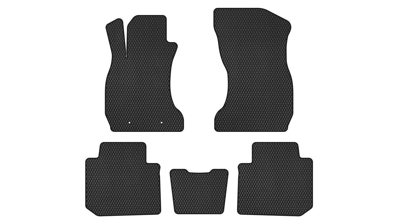 EVAtech SU3282C5LS2RBB Floor mats for Subaru Forester (2013-2019), black SU3282C5LS2RBB: Buy near me in Poland at 2407.PL - Good price!