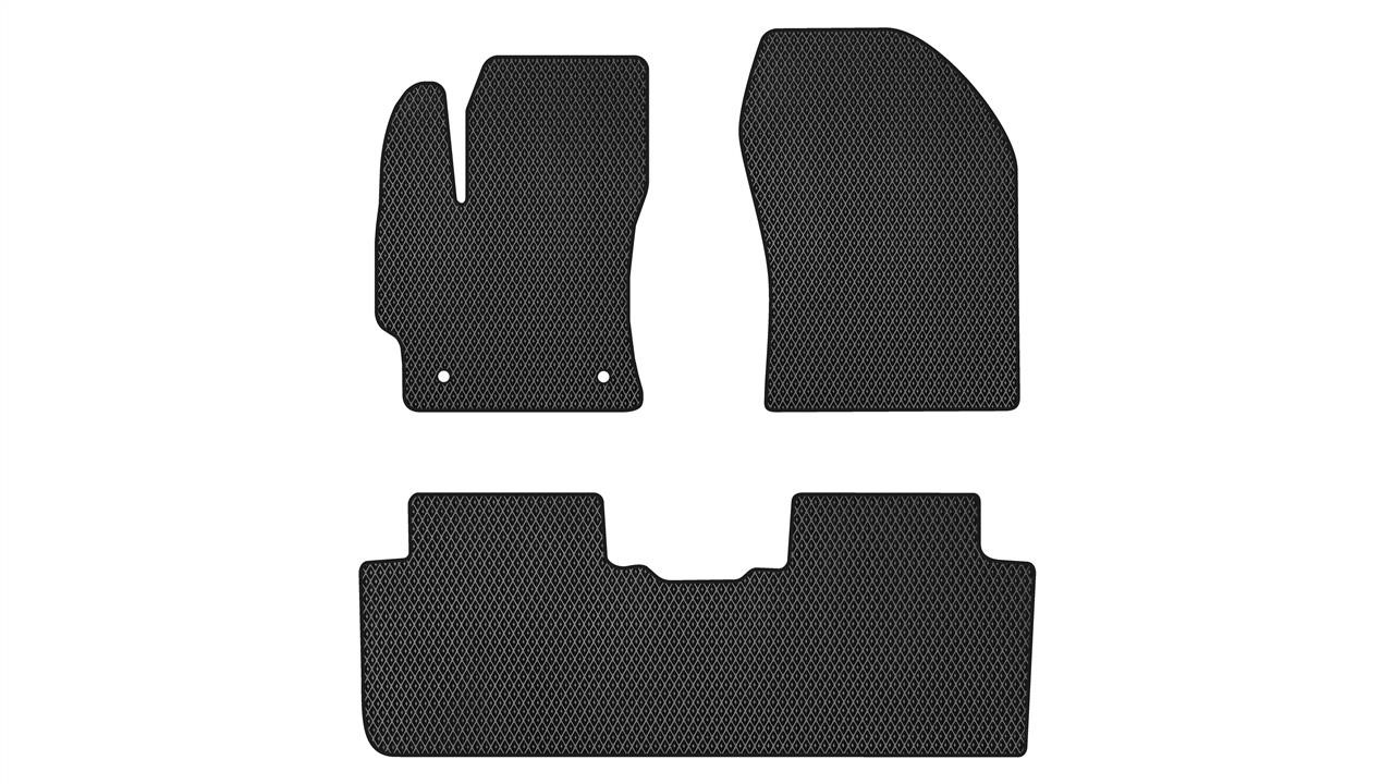 EVAtech TY1697ZV3TL2RBB Floor mats for Toyota Corolla (2018-), black TY1697ZV3TL2RBB: Buy near me in Poland at 2407.PL - Good price!