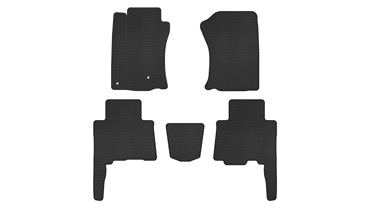 EVAtech TY31050C5TL2RBB Floor mats for Toyota Land Cruiser Prado (2009-2017), schwarz TY31050C5TL2RBB: Buy near me at 2407.PL in Poland at an Affordable price!