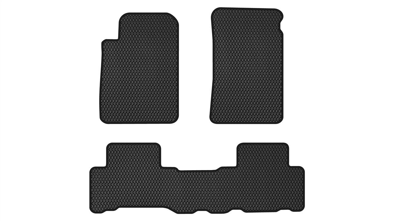 EVAtech SY1973ZB3RBB Floor mats for SsangYong Rexton (2006-2012), black SY1973ZB3RBB: Buy near me in Poland at 2407.PL - Good price!