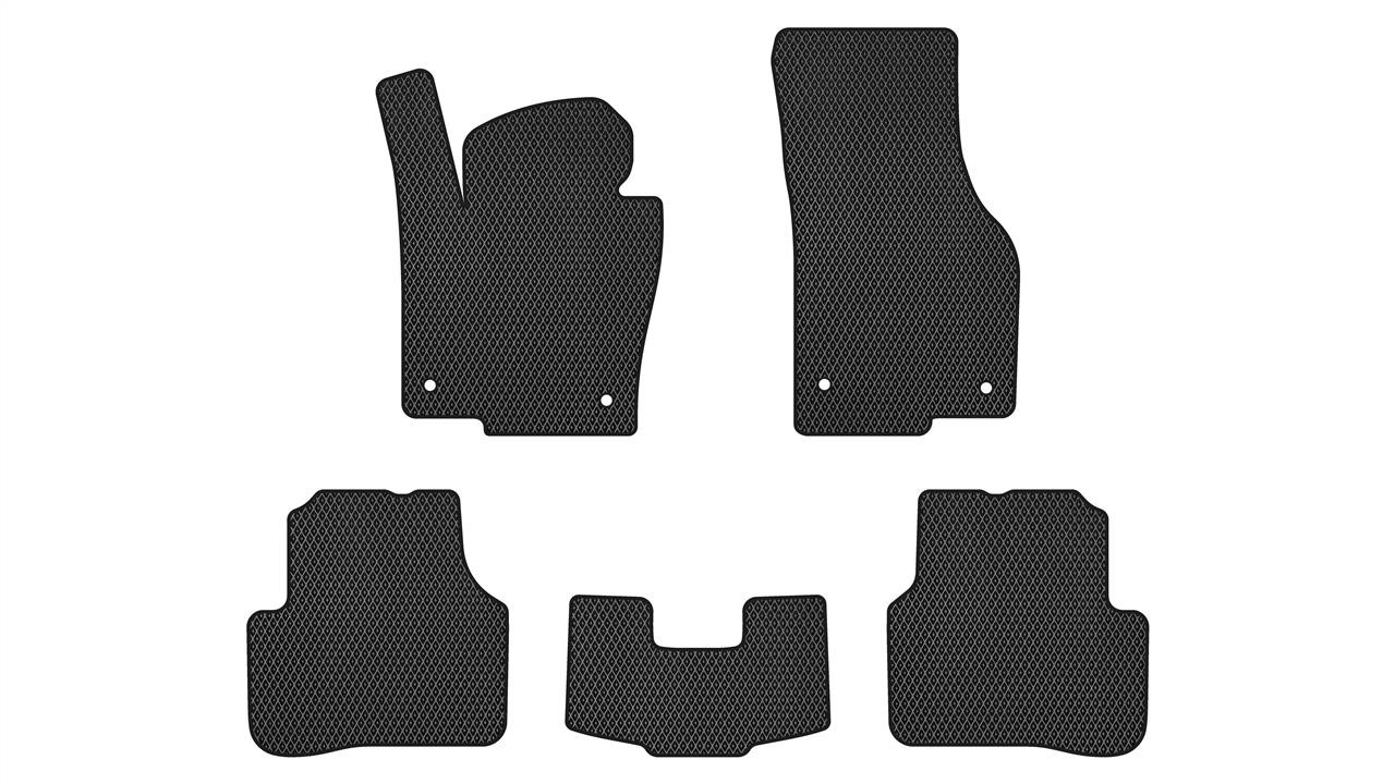 EVAtech VW1711CV5AV4RBB Floor mats for Volkswagen Passat Alltrack (2010-2014), black VW1711CV5AV4RBB: Buy near me in Poland at 2407.PL - Good price!