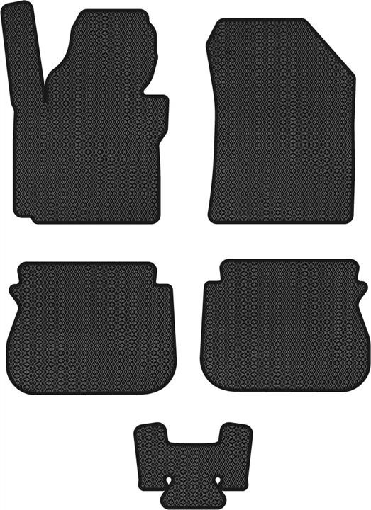 EVAtech VW31032CV5RBB Floor mats for Volkswagen Caddy (2015-2020), black VW31032CV5RBB: Buy near me at 2407.PL in Poland at an Affordable price!