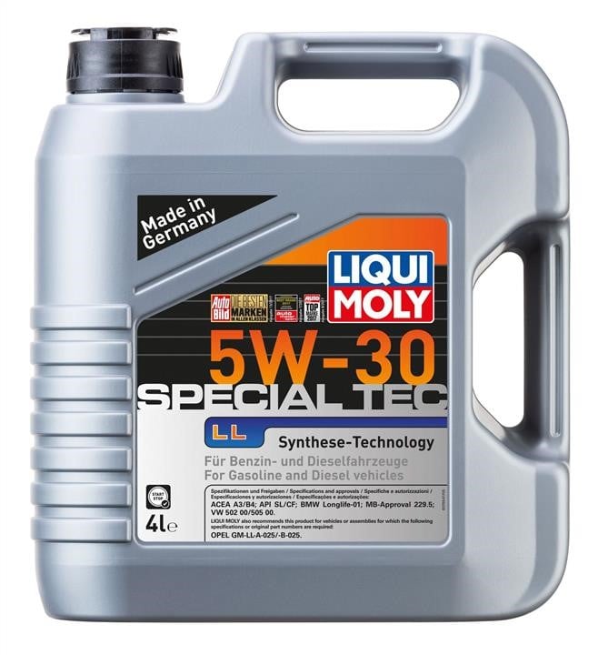 Liqui Moly 2339 Motoröl Liqui Moly Special Tec LL 5W-30, 4L 2339: Kaufen Sie zu einem guten Preis in Polen bei 2407.PL!