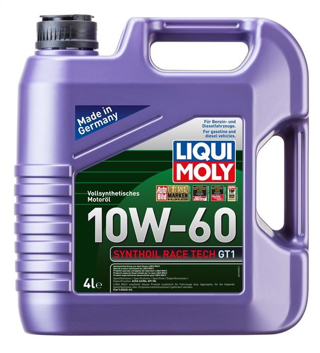 Liqui Moly 7535 Engine oil Liqui Moly Synthoil Race Tech GT1 10W-60, 4L 7535: Buy near me in Poland at 2407.PL - Good price!