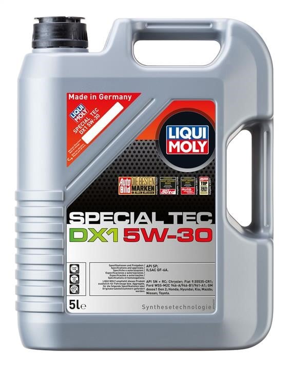 Liqui Moly 20969 Engine oil Liqui Moly Special Tec DX1 5W-30, 5L 20969: Buy near me in Poland at 2407.PL - Good price!